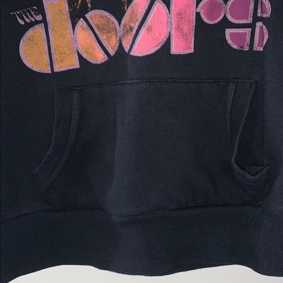 Gently Loved Cotton On Black Hoodie with Pink Graphic - Picture 3 of 9